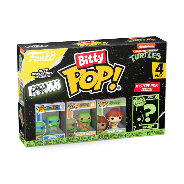 FUNKO Bitty POP - Teenage Mutant Ninja Turtle Leonardo #4er Pack